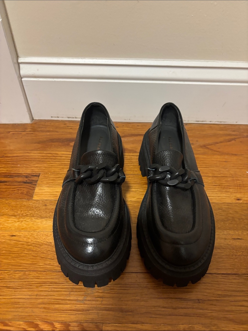 Chunky ALL BLACK loafers